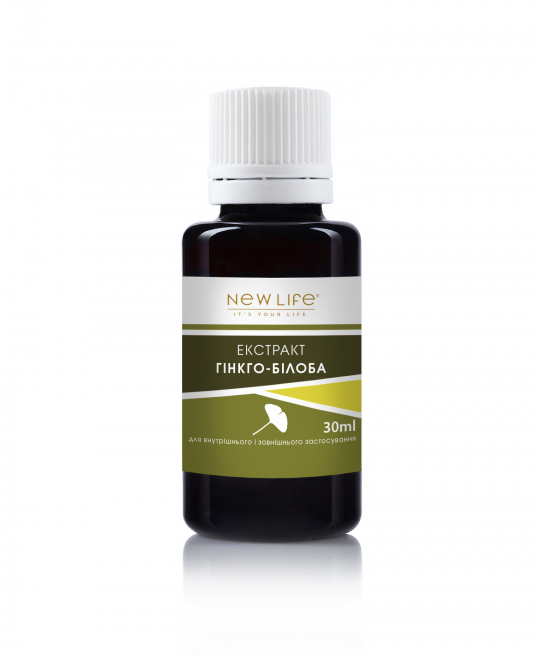 РАСТИТЕЛЬНЫЙ | ЭКСТРАКТ | ГИНКГО-БИЛОБА | 30 мл